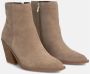 Alma en Pena Enkellaars met metalen detailhak Beige Dames - Thumbnail 2