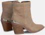 Alma en Pena Enkellaars met metalen detailhak Beige Dames - Thumbnail 3