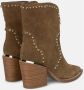 Alma en Pena Enkellaars met split en studs Brown Dames - Thumbnail 3