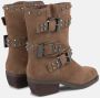 Alma en Pena Enkellaars met studs en gespen Brown Dames - Thumbnail 5