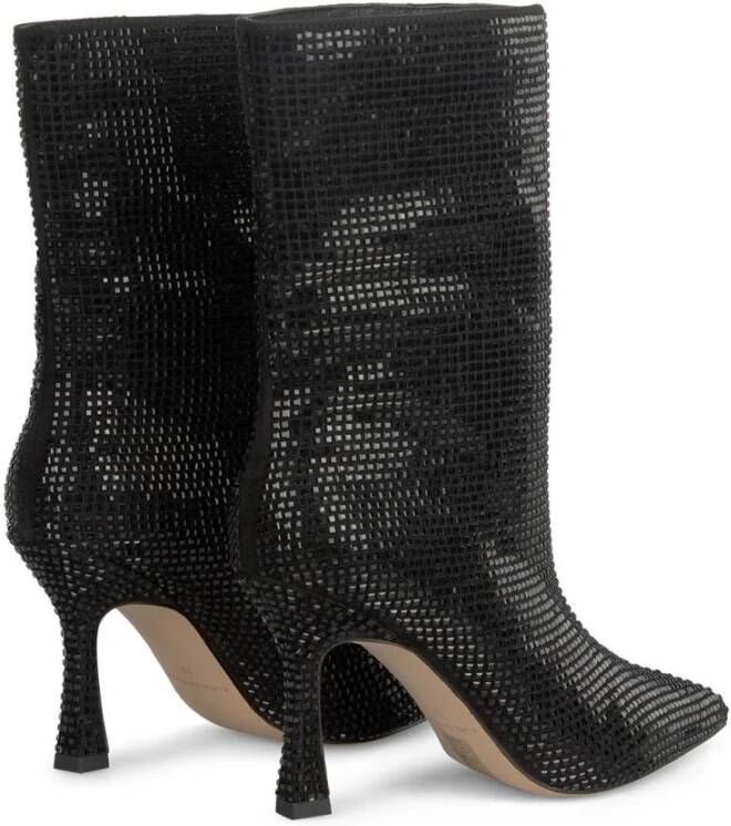 Alma en Pena Enkellaars scherpe neus glitter Black Dames