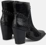 Alma en Pena Enkellaarsjes met hoge hakken en studs Black Dames - Thumbnail 8