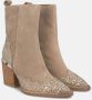 Alma en Pena Enkellaarsjes met strass Beige Dames - Thumbnail 2