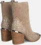 Alma en Pena Enkellaarsjes met strass Beige Dames - Thumbnail 3