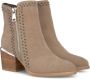 Alma en Pena Enkellaarzen studs ritssluiting Beige Dames - Thumbnail 2