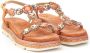 Alma en Pena Flat Sandals Oranje Dames - Thumbnail 2