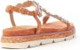 Alma en Pena Flat Sandals Oranje Dames - Thumbnail 3