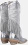 Alma en Pena Fonkelende Fringed Cowboy Boot Gray Dames - Thumbnail 3