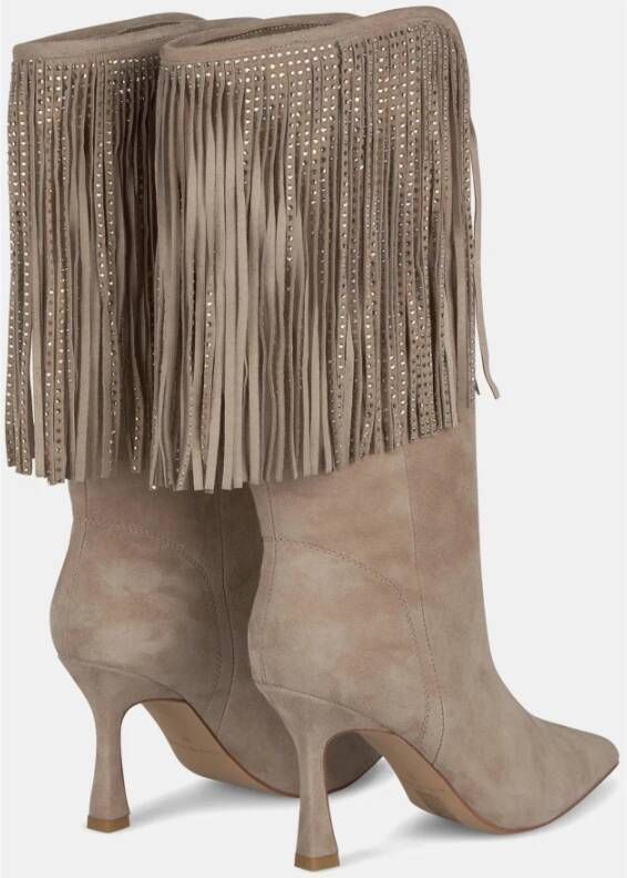 Alma en Pena Fringe haklaars Beige Dames