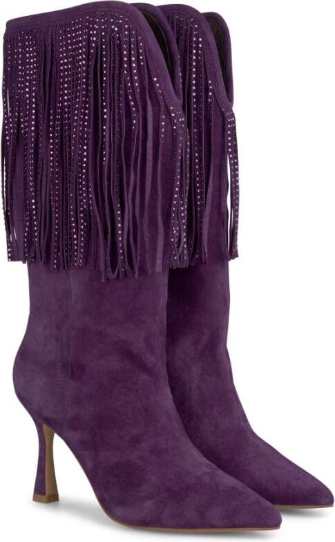 Alma en Pena Fringe haklaars Purple Dames