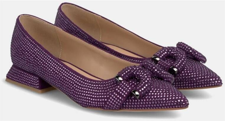 Alma en Pena Gedetailleerde ballerina Purple Dames