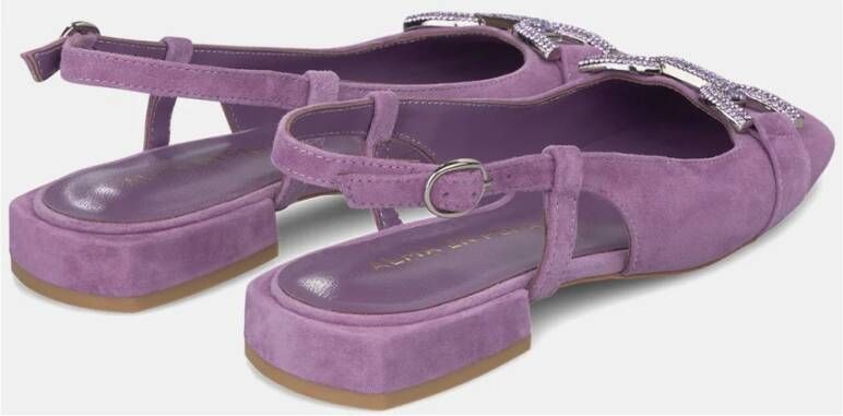 Alma en Pena Gesp platte schoen Purple Dames