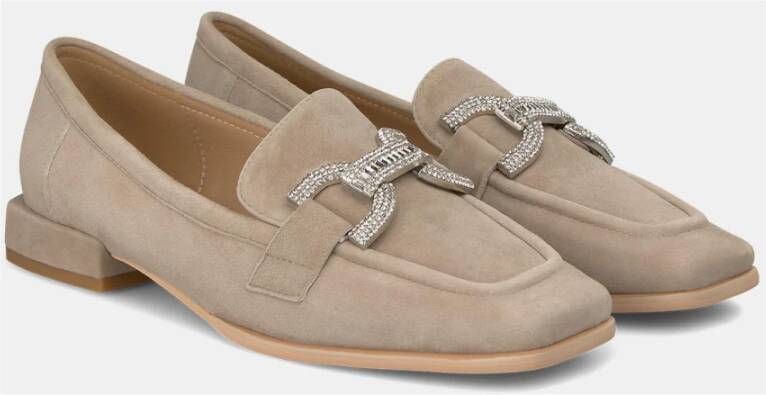 Alma en Pena Gesp Rhinestone Loafer Gray Dames