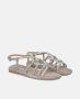 Alma en Pena Gevlochten Rhinestone Sandaal Gray Dames - Thumbnail 2