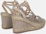 Alma en Pena Geweven Sleehak Sandaal met Strass Detail Gray Dames - Thumbnail 3