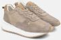 Alma en Pena Glanzende leren sneaker met platformzool Beige Dames - Thumbnail 2