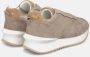 Alma en Pena Glanzende leren sneaker met platformzool Beige Dames - Thumbnail 3