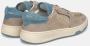 Alma en Pena Glinsterende Sneakers Beige Dames - Thumbnail 3