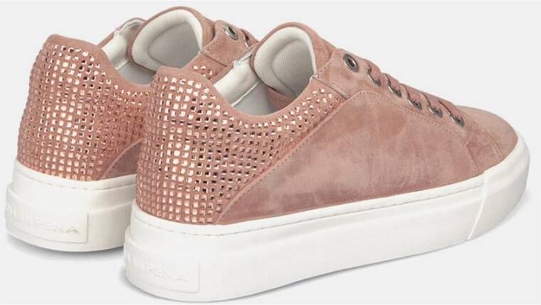 Alma en Pena Glinsterende Sneakers Pink Dames