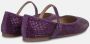 Alma en Pena Glitter Ballerina Platte Schoenen Purple Dames - Thumbnail 3