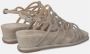 Alma en Pena Glitter Platform Sandal Gray Dames - Thumbnail 3