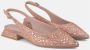 Alma en Pena Glitter Platte Schoen Pink Dames - Thumbnail 2