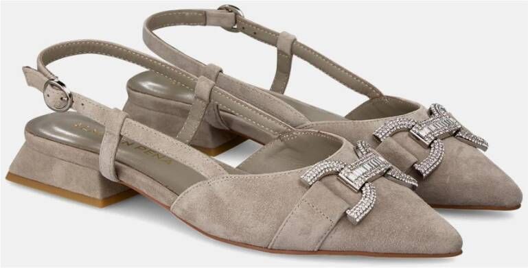 Alma en Pena Glitter Platte Schoenen Gray Dames