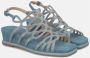 Alma en Pena Platte sandalen voor vrouwen Blue Dames - Thumbnail 9