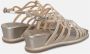 Alma en Pena Gouden Sandalen Elegant Comfortabel Voetbed Beige Dames - Thumbnail 8