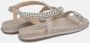 Alma en Pena Glitter Sole Flat Sandal Gray Dames - Thumbnail 3