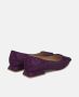 Alma en Pena Glitter Strik Ballerina Flats Purple Dames - Thumbnail 3