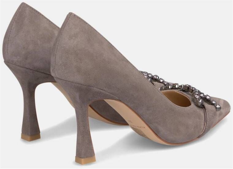 Alma en Pena Hak schoen neus detail Gray Dames