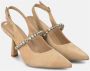 Alma en Pena Hakken schoen met strassband Beige Dames - Thumbnail 2