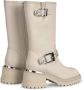 Alma en Pena Half-Boot met Strass en Hak White Dames - Thumbnail 3