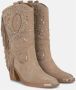 Alma en Pena Western Style Cowboy Boots Brown Dames - Thumbnail 10