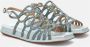 Alma en Pena Heldere Blauwe Sandalen Elegant Comfortabel Multicolor Dames - Thumbnail 23