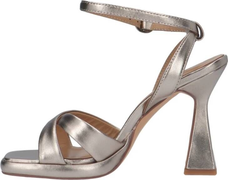 Alma en Pena High Heel Sandals Bruin Dames