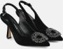 Alma en Pena Hoge Hak Schoen Cirkelvormige Broche Black Dames - Thumbnail 2