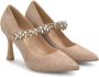 Alma en Pena Hoge hak schoen met strass Beige Dames - Thumbnail 2