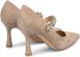 Alma en Pena Hoge hak schoen met strass Beige Dames - Thumbnail 3