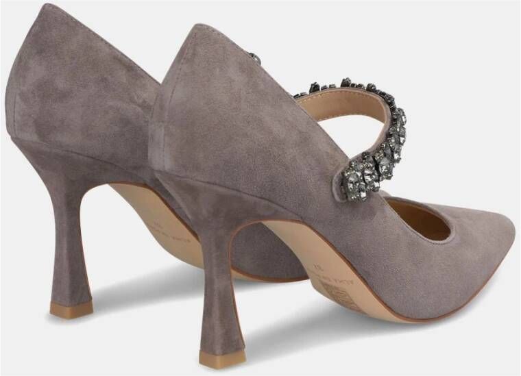 Alma en Pena Hoge hak schoen met strass Gray Dames