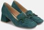 Alma en Pena Hoge hak schoen strass detail Green Dames - Thumbnail 2