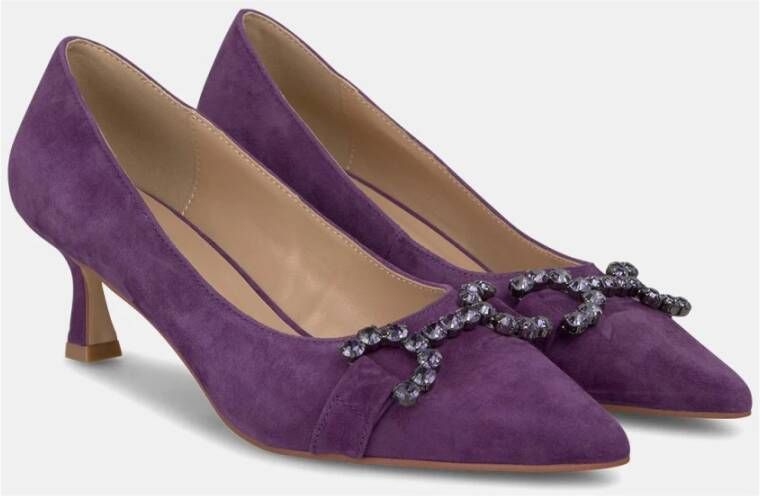 Alma en Pena Hoge hak schoendetail Purple Dames