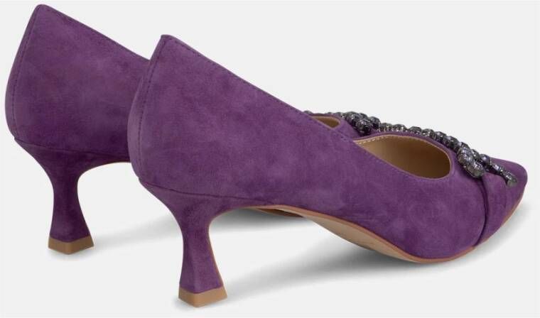 Alma en Pena Hoge hak schoendetail Purple Dames