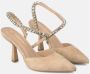 Alma en Pena Hoge hakken met enkelband Beige Dames - Thumbnail 2