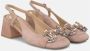 Alma en Pena Hoge hakken met strass detail Pink Dames - Thumbnail 2