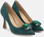 Alma en Pena Hoge hakken schoen met detail Green Dames - Thumbnail 2