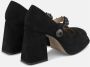 Alma en Pena Hoge hakken schoenen strass knoop Black Dames - Thumbnail 3