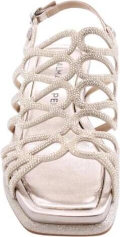 Alma en Pena Zomer Platte Sandalen voor Vrouwen Beige Dames