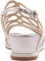 Alma en Pena Gouden Sandalen Elegant Comfortabel Voetbed Beige Dames - Thumbnail 13